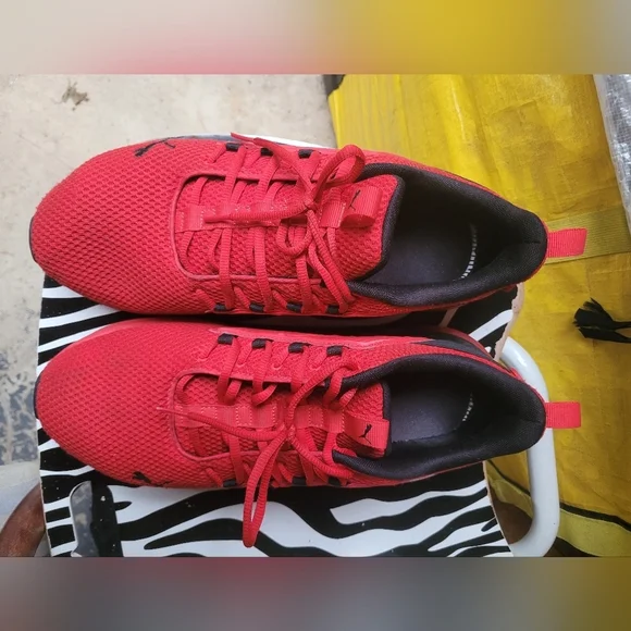 Puma Red Athletic Sneakers - Picture 4 of 7